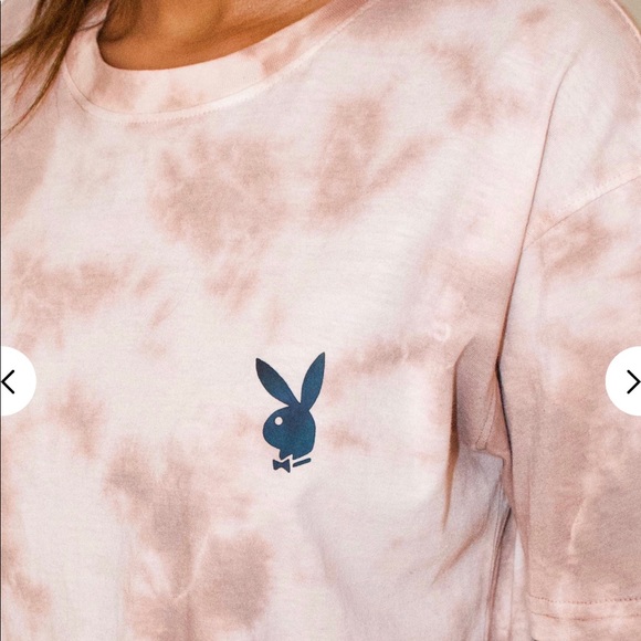 Playboy Stone Tie Dye Oversized T-Shirt - Picture 4 of 9